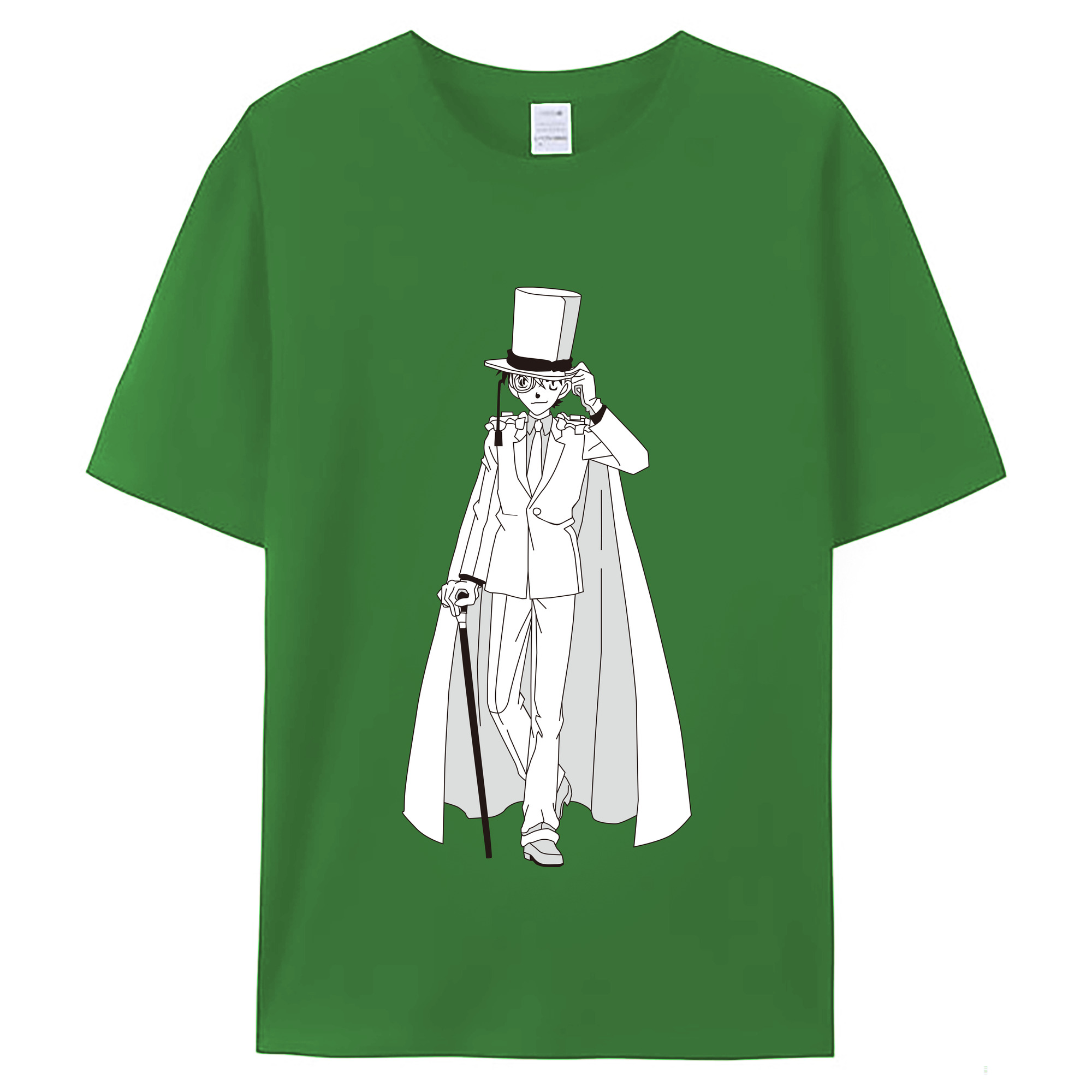 （画像用） 名探偵コナン くろば かいと Detective Conan Kuroba Kaito レディースカジュアルプリントTシャツ（綿100％）